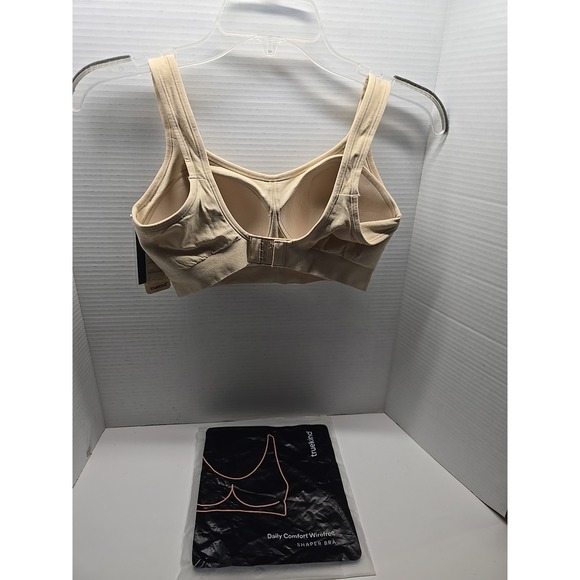 Truekind By Shapermint‎ Daily Comfort Wirefree Bra Size Medium Nude NEW - Picture 2 of 5